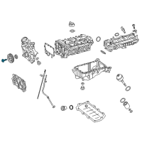 OEM 2016 Infiniti Q50 Bolt-Pulley, Crankshaft Diagram - 12309-HG00B