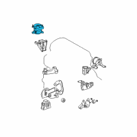 OEM Toyota RAV4 Side Mount Diagram - 12305-0V010