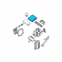 OEM 2020 Nissan Frontier Cover-FUSIBLE Link Holder Diagram - 24382-9BT1A