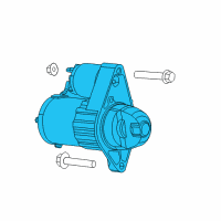 OEM 2016 Dodge Dart Engine Starter Diagram - 56029681AA