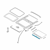 OEM 2014 BMW 228i Handle Fan Strip Diagram - 54-10-7-309-637