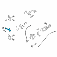 OEM 2022 Ford Ranger CHECK ASY - DOOR Diagram - KB3Z-2627204-B