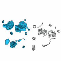 OEM 2010 Cadillac SRX Differential Diagram - 22897038