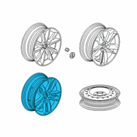 OEM 2019 Acura RDX WHEEL (AL20X8J) Diagram - 42800-TJB-A00