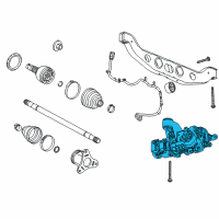 OEM 2016 Buick Encore Carrier Diagram - 42550052