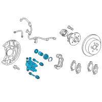 OEM 2018 Toyota Corolla iM Caliper Diagram - 47830-12240