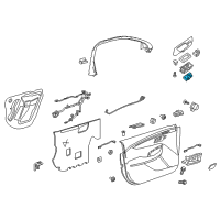 OEM 2018 Buick Encore Window Switch Diagram - 22819399