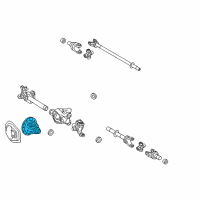 OEM 2016 Ford F-250 Super Duty Differential Assembly Diagram - 5C3Z-4026-D