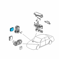 OEM Honda Accord System Unit, Multi Plex Control (Passenger Side) Diagram - 38850-S82-A03