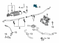 OEM 2020 Toyota Highlander Vapor Valve Diagram - 77070-48010
