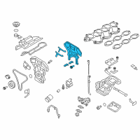 OEM Nissan Cover Assy-Front Diagram - 13500-JF01A