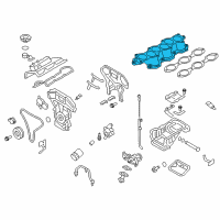 OEM 2013 Nissan GT-R Manifold - Intake Diagram - 14003-JF00B