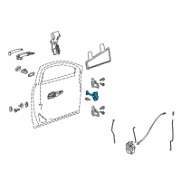 OEM 2011 Cadillac SRX Link Asm-Front Side Door Check Diagram - 22792600