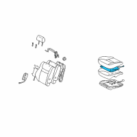 OEM Toyota Camry Seat Heater Diagram - 87510-06010