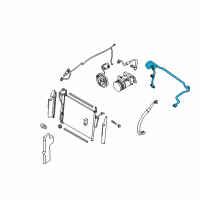 OEM Nissan Titan Pipe-Front Cooler, Low Diagram - 92450-ZT05B