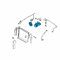 OEM 2004 Infiniti QX56 Compressor-Air Conditioner Diagram - 92600-9FE1D