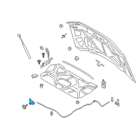 OEM Ford F-250 Super Duty Latch Diagram - HC3Z-16700-D