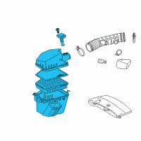 OEM Lexus Cleaner Assy, Air Diagram - 17700-31570