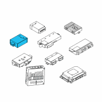 OEM 2004 BMW X3 Control Unit, Adaptive Head Light Diagram - 61-35-6-934-837