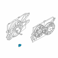 OEM 2002 Mercury Cougar Resistor Diagram - F5RZ-8L603-AC