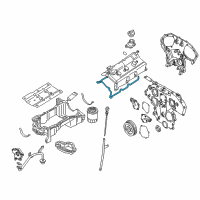 OEM Nissan Pathfinder Rocker Cover Gasket Diagram - 13270-2Y510