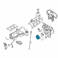 OEM Nissan Pulley-Crankshaft Diagram - 12303-4W01A
