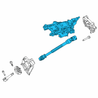 OEM 2014 Lincoln MKX Column Assembly Diagram - DT4Z-3C529-A