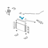 OEM Pontiac Lower Hose Diagram - 15891668