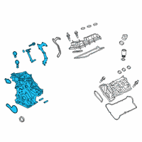 OEM Ford Front Cover Diagram - FL3Z-6019-B