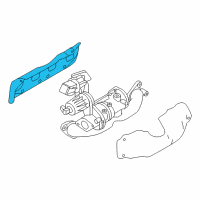 OEM 2015 Nissan Juke Gasket-Exhaust Manifold Diagram - 14036-BV80A