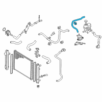 OEM 2018 Toyota Prius C Reservoir Hose Diagram - G922E-52010