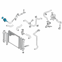 OEM 2014 Toyota Prius C Water Inlet Diagram - 16031-21010