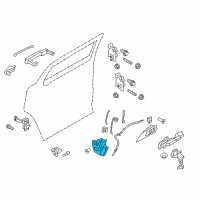 OEM 2018 Lincoln MKT Latch Diagram - CA8Z-7426412-A