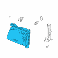 OEM Nissan Xterra Headlamp Unit Diagram - 26065-3S500