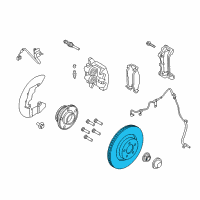 OEM 2017 Ford Mustang Rotor Diagram - GR3Z-1125-K