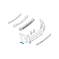 OEM Mercury Reflector Diagram - 5E6Z-17808-AA