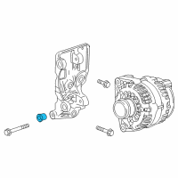 OEM Chevrolet Colorado Alternator Bushing Diagram - 24589834