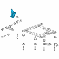 OEM 2016 Buick Verano Knuckle Diagram - 23118286