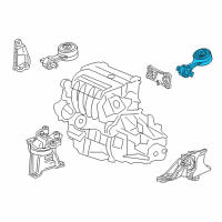 OEM 2021 Acura ILX TORQUEROD LOWER Diagram - 50890-TV9-A02