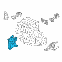 OEM 2016 Acura ILX Mounting Diagram - 50820-TV9-A03