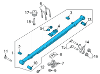 OEM 2021 Ford F-150 SPRING - REAR Diagram - ML3Z-5560-H