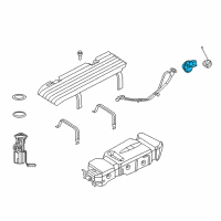 OEM Chrysler Aspen Housing-Fuel Filler Diagram - 52855747AA