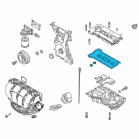 OEM Ford Focus Valve Cover Gasket Diagram - CM5Z-6584-A