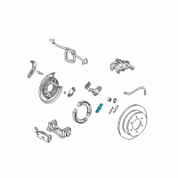 OEM 2006 Hummer H3 Adjuster, Rear Parking Brake Diagram - 10386835