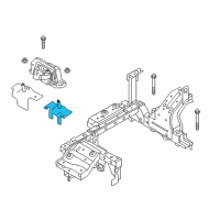 OEM 2013 Ford Focus Rear Mount Bracket Diagram - CV6Z-6028-A