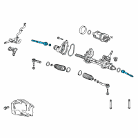 OEM Buick Inner Tie Rod Diagram - 22776531