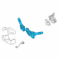 OEM Hyundai Switch Assembly-Multifunction Diagram - 93400-3V801