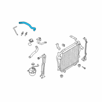 OEM 2004 Ford E-350 Club Wagon Upper Hose Diagram - 4C2Z-8260-EA