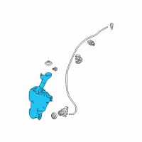 OEM Honda Accord Tank Washer(2.5L) Diagram - 76841-T2F-A01