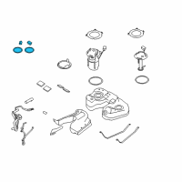 OEM Lincoln Sensor Kit Diagram - 8A5Z-9A299-A